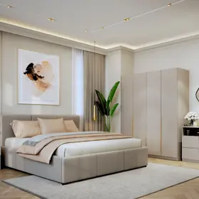 Set Mobila Dormitor Bej / Casmir Auris C08